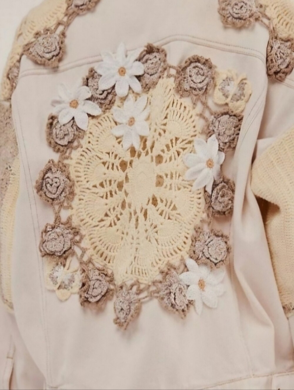NWT FREE PEOPLE Bali Rare Hearts Jacket